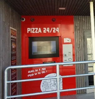 Distributeur de pizzas 24h/24 à Montsûrs